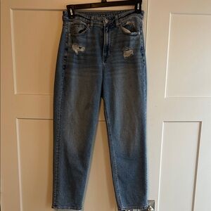 American Eagle Outfitters Women’s Relaxed Fit Distressed Jeans